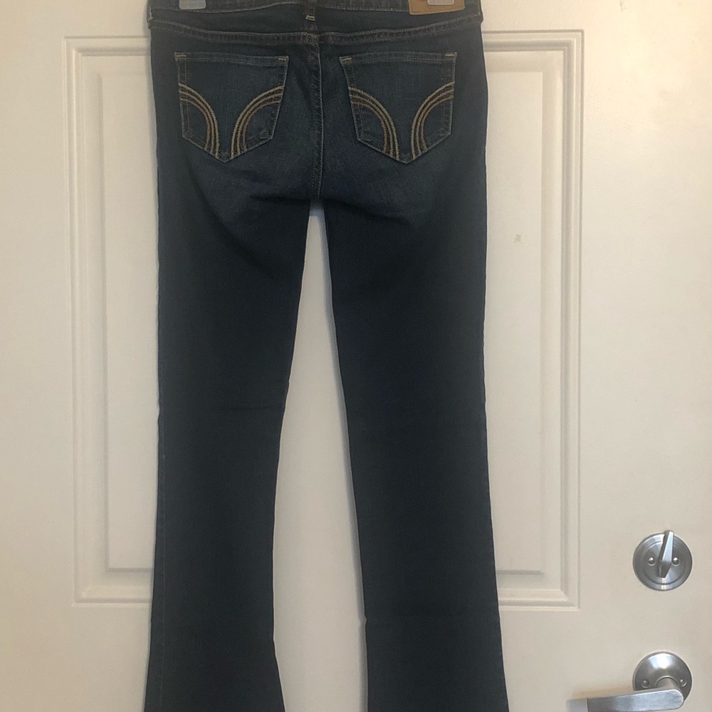 Hollister dark blue denim jeans 1short / w35-L31
